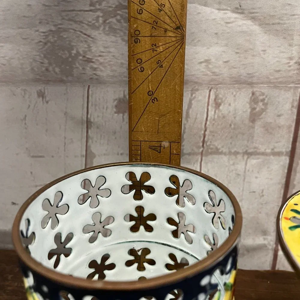 Kelvin Chen Enameled Copper Candle Holder